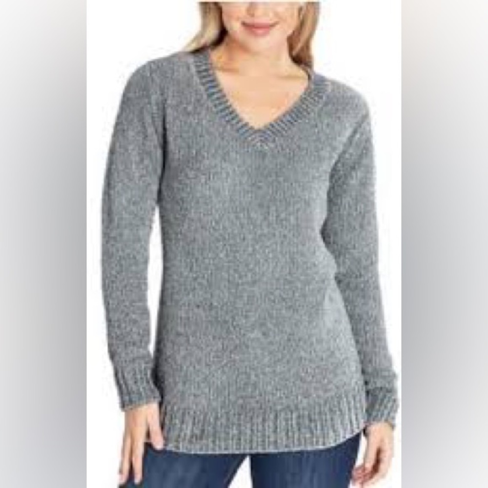 ORVIS Chenille Tunic Sweater Size Large